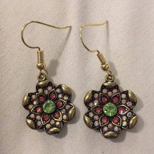 Multi color Floral earrings!!!